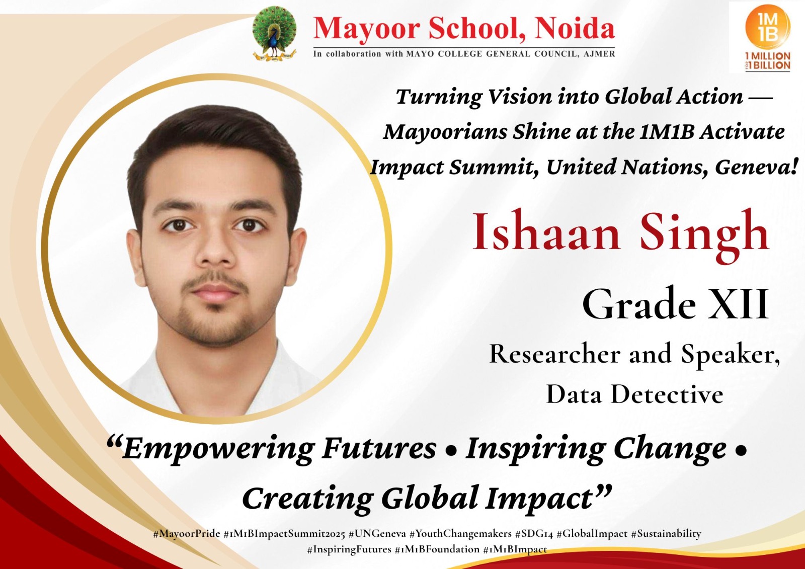 A Moment of Great Pride for Mayoor School, Noida!